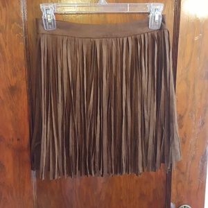 BB Dakota faux suede skirt size O